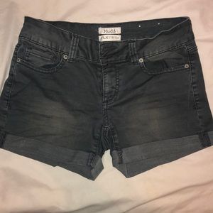 Gray Jean Shorts